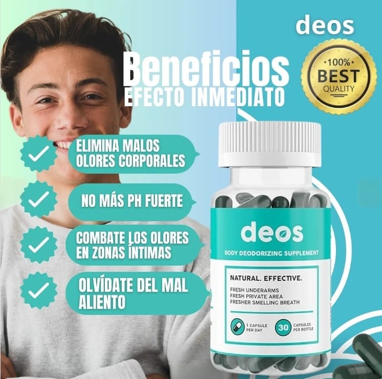 DEOS - Suplemento desodorante corporal