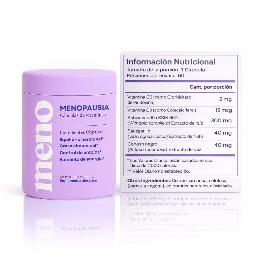 MENO - VITAMINAS PARA LA MENOPAUSIA
