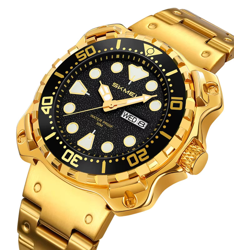 SKMEI DORADO CARA NEGRA - 9385