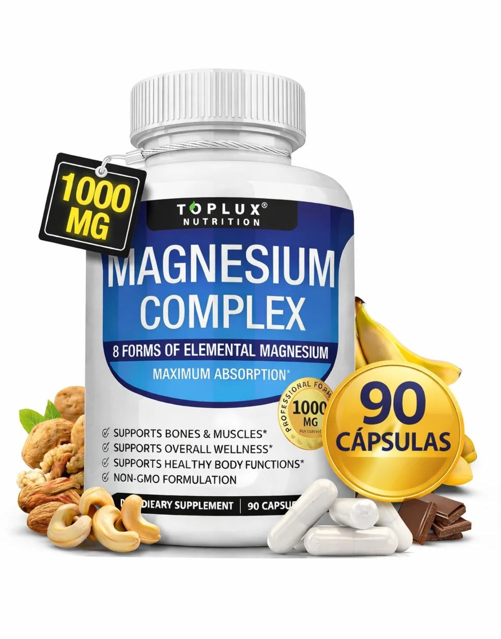 MAGNESIUM COMPLEX - 90 CAPSULAS