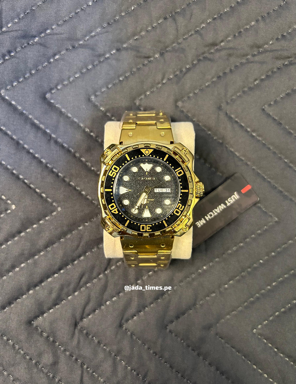 SKMEI DORADO CARA NEGRA - 9385
