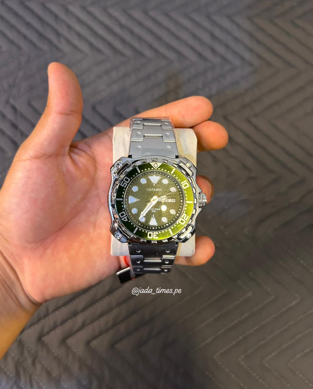 9385 - SKMEI PLATA - OLIVE